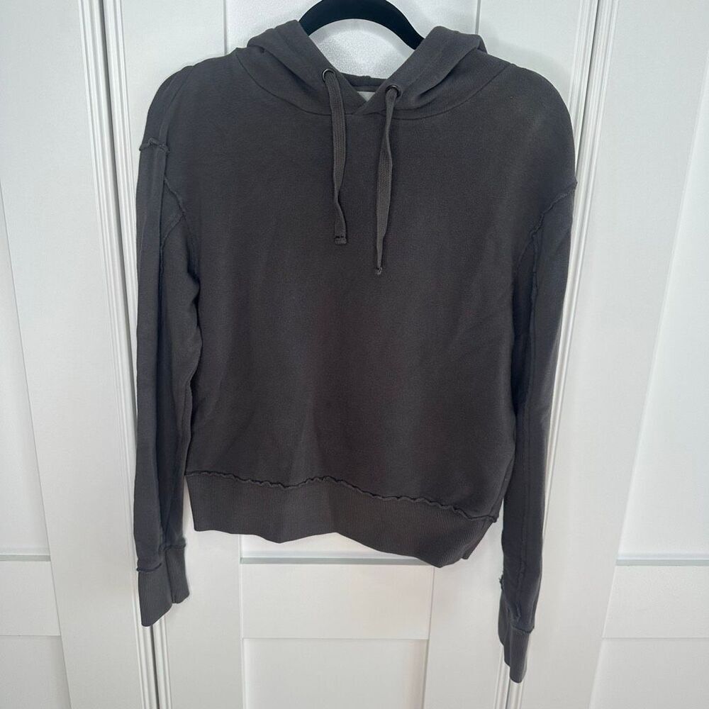 Vince. Small Gray Sweatshirt Women’s Hoodie (w1)